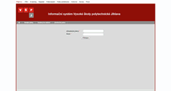 Desktop Screenshot of is.vspj.cz