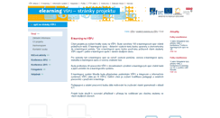 Desktop Screenshot of elearning.na.vspj.cz